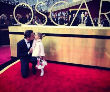 Ava Berlin Renner accompanied her father Jeremy Renner to Oscar in 2017.